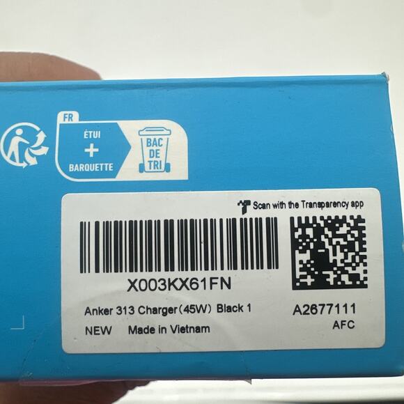 Anker Ace Foldable 313 Charger GaN 45W. - Picture 3 of 8